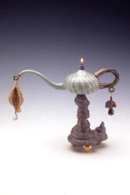 Artist: Adrian Saxe, Title: Hi-Fibre Imflammatory Confusion Magic Lamp, 1997 - click for larger image