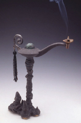 Artist: Adrian Saxe, Title: Hi-Fibre Rattlesnake Master Magic Lamp, 1997 - click for larger image