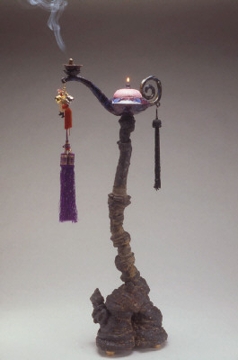 Artist: Adrian Saxe, Title: Hi-Fibre Snowball-Seeking Magic Lamp, 1997 - click for larger image