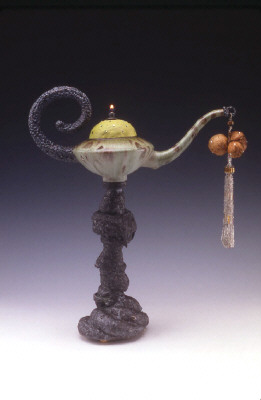 Artist: Adrian Saxe, Title: Hi-Fibre Truffle-Sniffing Magic Lamp, 1996-7 - click for larger image