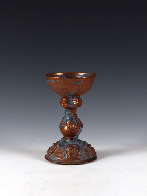 Artist: Beatrice Wood, Title: Copper Red Chalice, 1968 - click for larger image