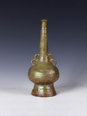 Artist: Beatrice Wood, Title: Early Four Handled Tall Neck Vessel, c. 1970s - click for larger image