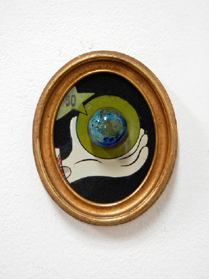 Artist: Cindy Kolodziejski, Title: I've Got the Whole World in My Hand 2, 2011 - click for larger image