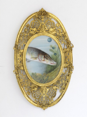 Artist: Cindy Kolodziejski, Title: Oscar the Talking Fish, 2011 - click for larger image