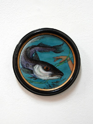 Artist: Cindy Kolodziejski, Title: Surprise Fish, 2011 - click for larger image