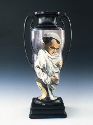 Artist: Cindy Kolodziejski, Title: Wiggle Vase, 1997 - click for larger image