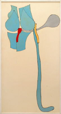 Artist: Craig Kauffman, Title: Git le Coeur No. 3, 1962 - click for larger image