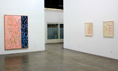 Artist: Craig Kauffman, Title: Installation view of Craig Kauffman: The Numbers Paintings from 1989 - click for larger image