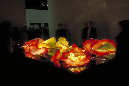 Artist: Dale Chihuly, Title: Persians Installation View - click for larger image