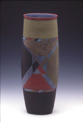 Artist: Elizabeth Fritsch, Title: Double Doors Vase, 2003 - click for larger image