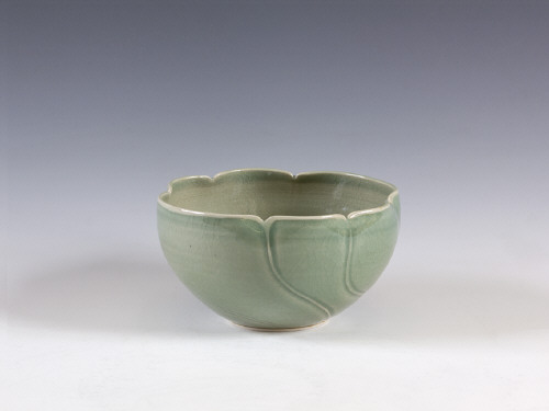 Artist: Elsa Rady, Title: Untitled Celadon Bowl, 1974 (view 3) - click for larger image