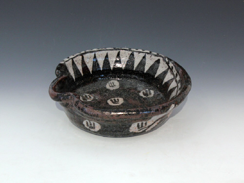 Artist: Goro Suzuki, Title: Black Shino Bowl, 2010 - click for larger image