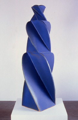 Artist: John Mason, Title: Figure, Blue, 2002 - click for larger image