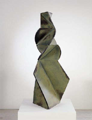 Artist: John Mason, Title: Figure, Broken Green, 1999 - click for larger image