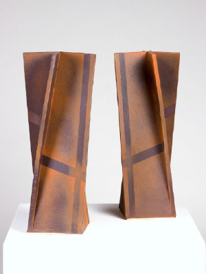 Artist: John Mason, Title: One Pair-Vertical Wraps with Tracers, 2008 - click for larger image