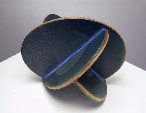 Artist: John Mason, Title: Trans-Orb 22, Blue Green with Tracers, 2005 - click for larger image