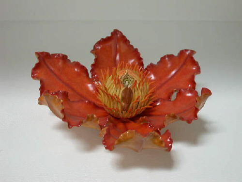 Artist: Keisuke Mizuno, Title: Forbidden Flower (Dark Orange) , 2001  - click for larger image