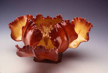 Artist: Keisuke Mizuno, Title: Orange Flower (Six Petals), 2001 - click for larger image