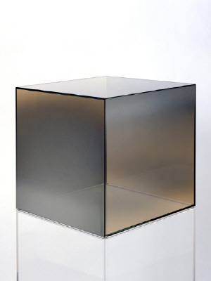 Artist: Larry Bell, Title: Cube 17, 2006 - click for larger image