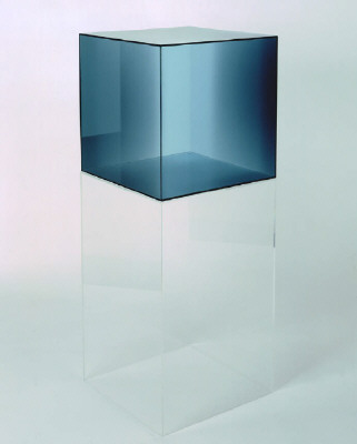 Artist: Larry Bell, Title: Cube #25, 2006 - click for larger image