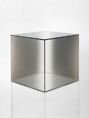 Artist: Larry Bell, Title: Cube 8, 2006 - click for larger image