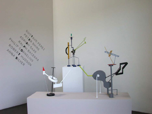 Artist: Peter Shire, Title: Installation view: Teapots - click for larger image