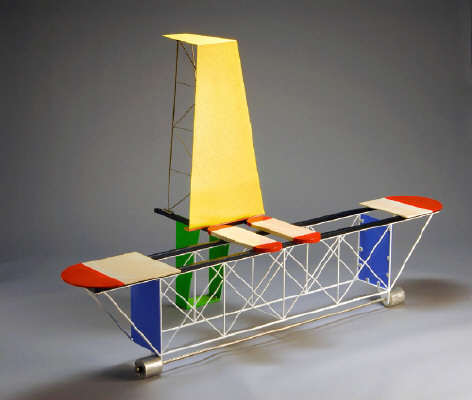 Artist: Peter Shire, Title: Pizz-O-Lover (Airplane), 2007 - click for larger image