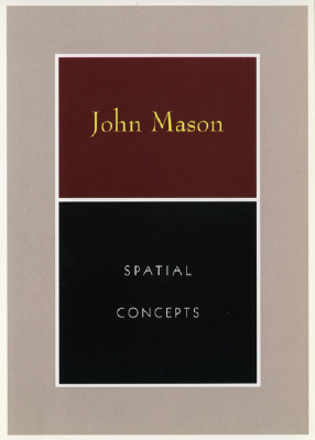 Artist: John Mason, Title: Announcement Card for John Mason: Spatial Concepts Exhibition, February 8, 1997 - March 8, 1997. - click for larger image