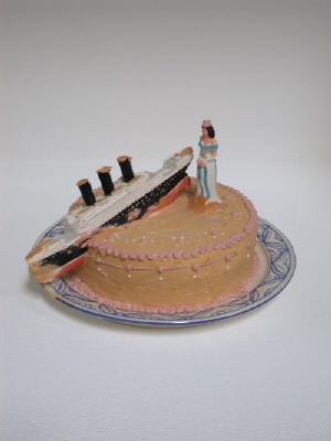 Artist: Richard Shaw, Title: Bride and Ship Wedding Cake, 2003 - click for larger image