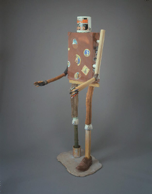 Artist: Richard Shaw, Title: Standing Figure with Wingtip, 2003 - click for larger image