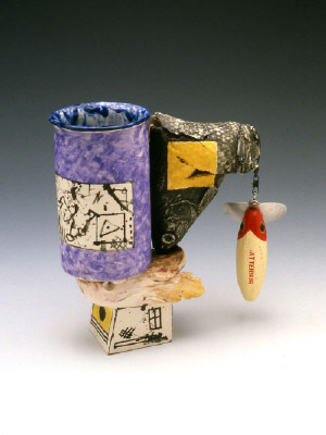 Artist: Robert Hudson, Title: Jitterbug Cup, 1973-98  - click for larger image