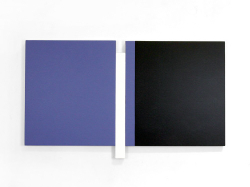 Artist: Scot Heywood, Title: Sunyata Blue, White, Black, 2009 - click for larger image