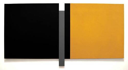 Artist: Scot Heywood, Title: Untitled Black, Gray, Yellow, 2008 - click for larger image