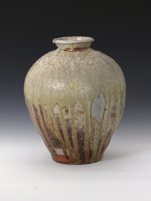 Artist: Sugimoto Sadamitsu, Title: Iga Jar (view 2), N.D. - click for larger image