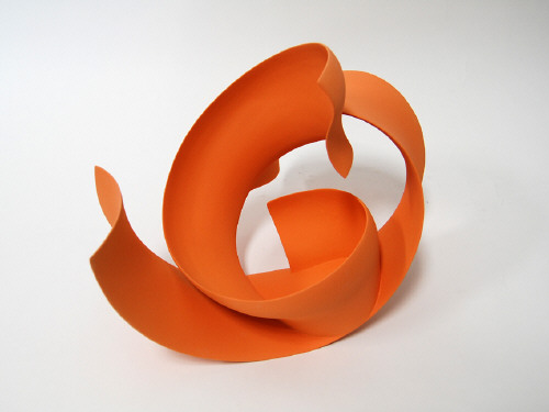 Artist: Wouter Dam, Title: Orange Sculpture, 2009 - click for larger image