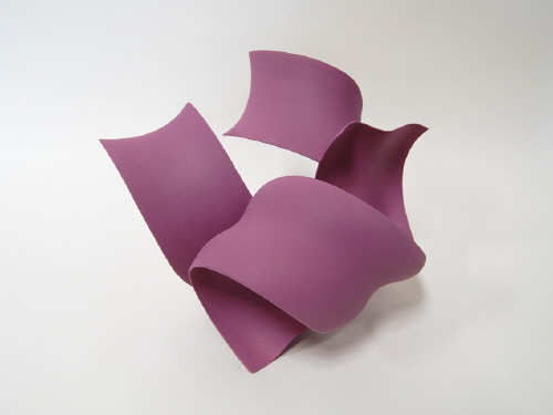 Artist: Wouter Dam, Title: Purple Sculpture, 2009 - click for larger image