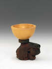 Adrian Saxe - Gold Bowl on Stand, 1983 