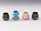 Ron Nagle - Set of 4 Sake Cups, N.D.